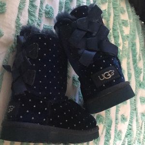 UGG kids Bailey bow starlight boot
